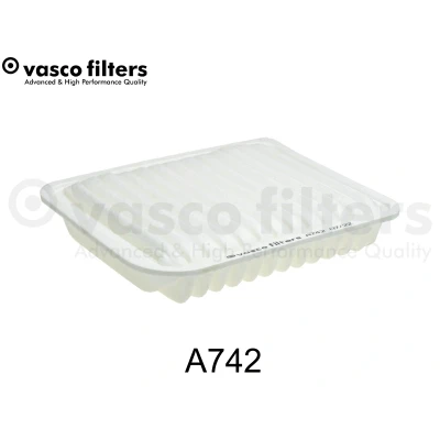 Bilde av DAVID VASCO A742 Luftfilter 56 207 257 firkantet Filterinnsats MITSUBISHI: OUTLANDER 3, ASX SUV, Lancer 8 Limousine, PEUGEOT: 4008 SUV