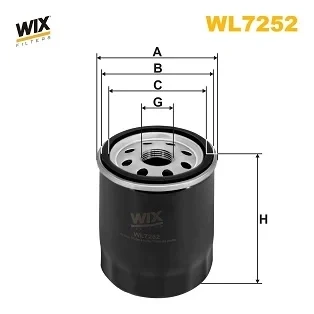 Bilde av Oljefilter WIX FILTERS WL7252