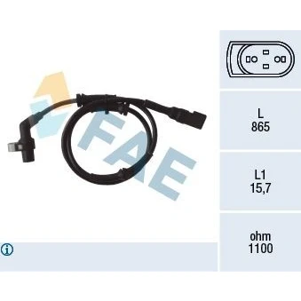 Bilde av ABS sensor FAE 78040