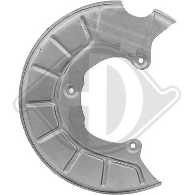 Bilde av DIEDERICHS 9453051 Bremseskjold framaksel venstre VOLKSWAGEN: GOLF 5, Caddy 3, 6, SKODA: Octavia 2 Combi, Superb II Stasjonsvogn, Yeti