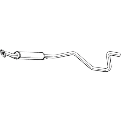 Bilde av Mellomlyddemper, land rover freelander i, soft top WCE000470, WCE105200, WCE105202