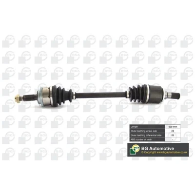 Bilde av BGA DS3604L Drivaksel framaksel venstre 630