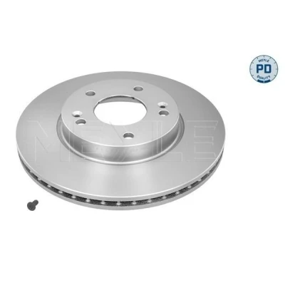 Bilde av MEYLE 28 15 523 0023/PD Bremseskiver framaksel 280 22 5 114,3 ventilert Sink lamell belagt med skruer HYUNDAI: Ioniq, KIA: Niro