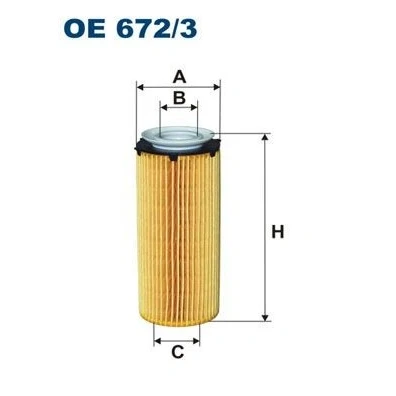Bilde av FILTRON OE 672/3 Oljefilter Filterinnsats BMW: 3 Sedan, Touring, 5 Touring