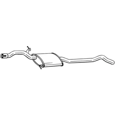 Bilde av Mellomlyddemper, audi a4 b8, b8 avant, 8K0253409E