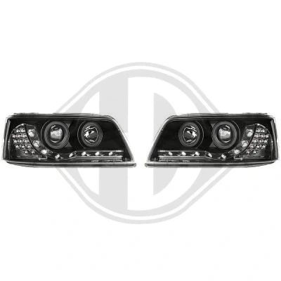 Bilde av DIEDERICHS HD Tuning 2272485 sett hovedfrontlys med motor for høydejustering hovedlys
