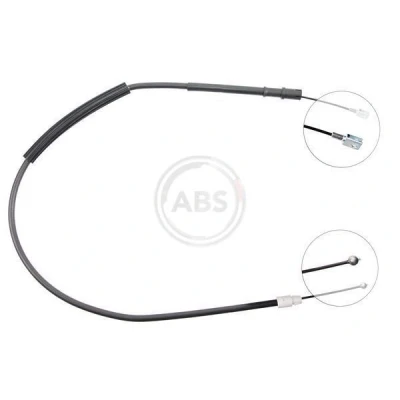 Bilde av A.B.S. K14607 Bremsekabel 1285 Skivebrems for høyre/venstre ratt MERCEDES BENZ: Vito Minibuss, Mixto, Viano