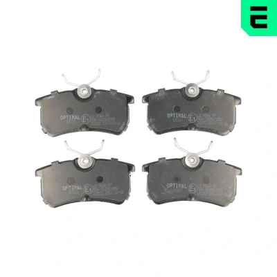 Bilde av OPTIMAL BP 10310 Bremseklosser bakaksel klargjort for slitasjeindikator FORD: FIESTA 6, Focus Mk1 Hatchback, Stasjonsvogn