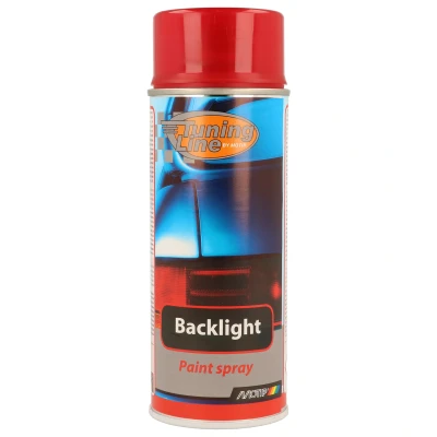 Bilde av Baklys farge Motip transparent rød 400ml, Universal