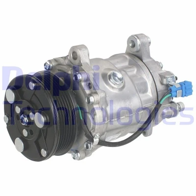 Bilde av DELPHI TSP0159243 Kompressor Sanden SD6V12 PAG 46 med kompressorlje