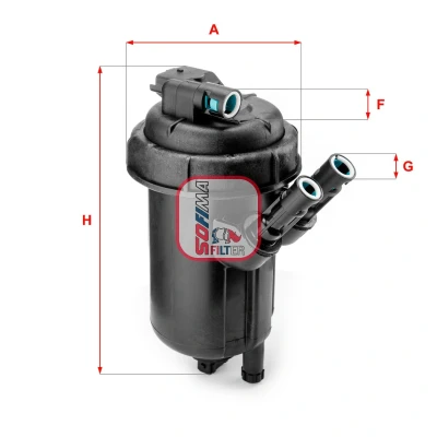 Bilde av Drivstoffilter SOFIMA S 5114 GC