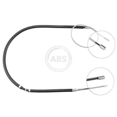 Bilde av A.B.S. K18266 Bremsekabel 1620 Trommelbrems for høyre/venstre ratt SKODA: Octavia 1 Combi