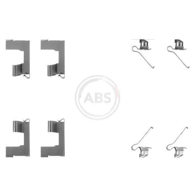Bilde av A.B.S. 1179Q Tibehørsett, skivebremse belegg