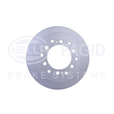 Bilde av HELLA PRO 8DD 355 122 711 Bremseskiver 312 18 06/14 139,7 innvendig ventilert belagt uten hjulfestebolt, hjulnav TOYOTA: Land Cruiser Prado 150