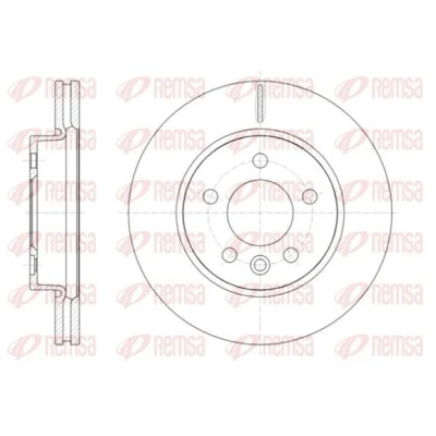 Bilde av REMSA 61418.10 Bremseskiver framaksel 302,9, 302,9 28 5 ventilert VOLKSWAGEN: Amarok Pick up