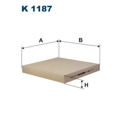 Bilde av FILTRON K 1187 Kupéfilter Partikkelfilter 225 234 30 HONDA: CIVIC 9 Tourer, CR V 3, 4