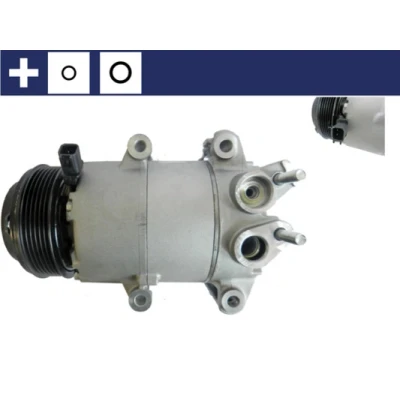 Bilde av MAHLE ORIGINAL ACP 1185 000S Kompressor 7VS16ic 12 PAG 46 YF R 1234yf, 134a med tetningsring FORD: FOCUS 3 Turnier