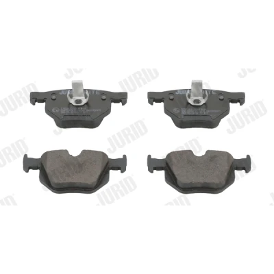 Bilde av Jurid 573224JC Bremseklosser White Low Dust keramikk klargjort for slitasjeindikator BMW: 5 Touring, Sedan, 6 Coupé