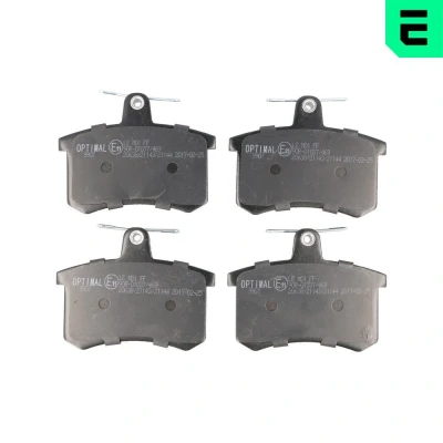 Bilde av OPTIMAL BP 09907 Bremseklosser bakaksel ikke klargjort for slitasjeindikator AUDI: A8 D2, A6 C4 Avant, A4 B5 Avant