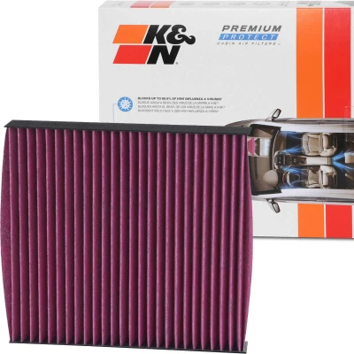 Bilde av K&amp;N Filters DVF5050 Kupéfilter Karbonfilter 216 33 kvadratisk MITSUBISHI: OUTLANDER 2 SUV, 3, ASX ISUZU: D Max II Pick up