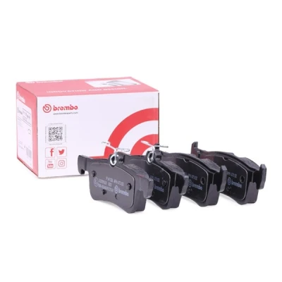 Bilde av BREMBO P 61 126 Bremseklosser ekskl. slitasjevarselkontakt uten tilbehør PEUGEOT: 308 SW 2, II Hatchback, Varebil / Stasjonsvogn