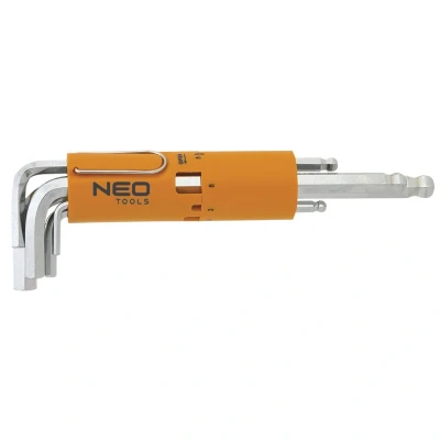 Bilde av NEO TOOLS 09 523 Vinkelskrutrekkersett 2,2.5,3,4,5, 6,8,10 mm Krom vanadium stål 8