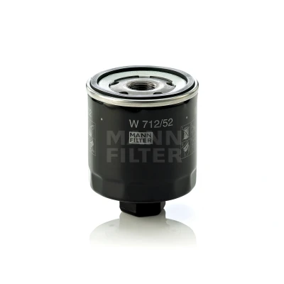 Bilde av MANN FILTER W 712/52 Oljefilter 3/4 16 UNF med en retursperreventil Påskruingsfilter VOLKSWAGEN: GOLF 4, 6, Polo IV Hatchback, SKODA: Fabia 2
