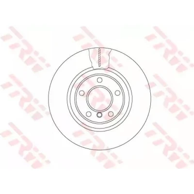 Bilde av TRW DF6616S Bremseskiver 330 24 5 120 ventilert, todelt bremseskive høy karbon BMW: Touring, Sedan