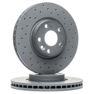 Bilde av ZIMMERMANN SPORT COAT Z 250.1360.52 Bremseskiver 300 28 6/5 5 108 innvendig ventilert, hullet belagt høy karbon VOLVO: V60 I, V70 3