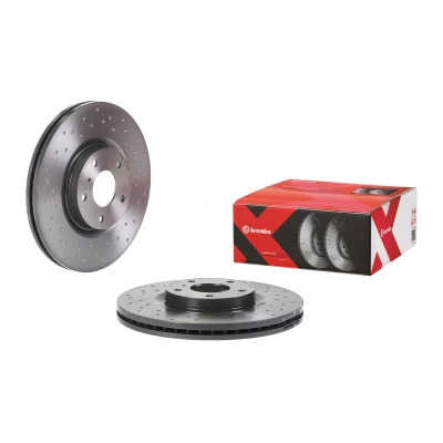 Bilde av BREMBO 09.B266.1X Bremseskiver 320 28 5 perforert / ventilert belagt NISSAN: Murano II