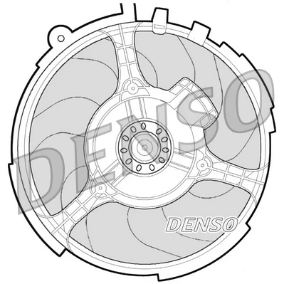 Bilde av DENSO DER09060 Kjølevifte 12