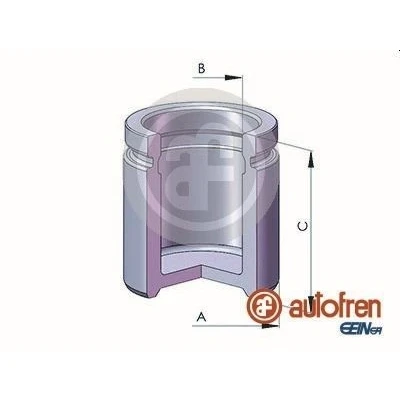 Bilde av AUTOFREN SEINSA D025544 Stempel, bremseklave 60 framaksel Trw AUDI: A6 C7 Avant, MERCEDES BENZ: C Klasse T modell