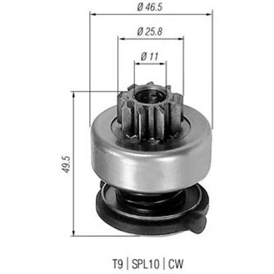 Bilde av MAGNETI MARELLI 940113020301 Lite tannhjul, starter