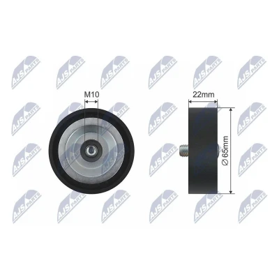Bilde av Løpehjul, kilerem, hyundai,kia, 252872A010, 25287 2A010, 252872A110, 2A110, 252882A600, 25288 2A600, 252882A800, 2A800, 2528