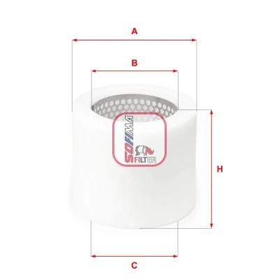 Bilde av SOFIMA S 9780 A Luftfilter 133 168 Filterinnsats PEUGEOT: 205 II Hatchback