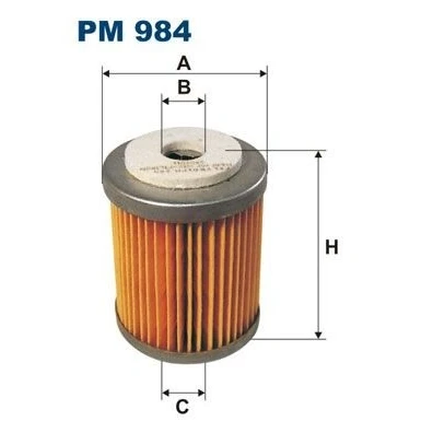 Bilde av FILTRON PM 984 Drivstoffilter Filterinnsats