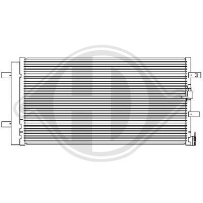 Bilde av DIEDERICHS DCC1037 Kondensator med tørker Climate 18,0 15,4 Aluminium R 134a AUDI: A4 B8 Avant, Q5, Sedan