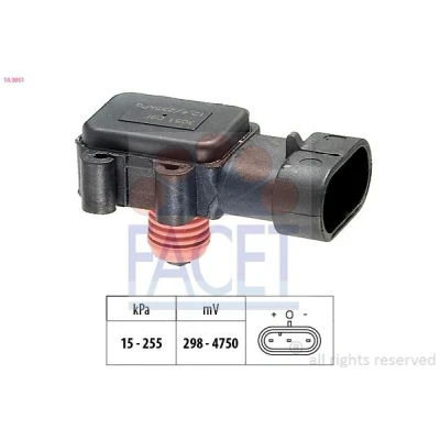 Bilde av FACET 10.3051 Sensorer 15 255 Made in Italy OE Equivalent