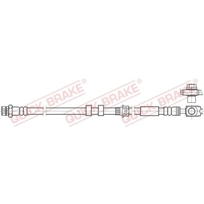 Bilde av QUICK BRAKE 59.801X Bremseslange 538 M10x1 AUDI: A1 Hatchback