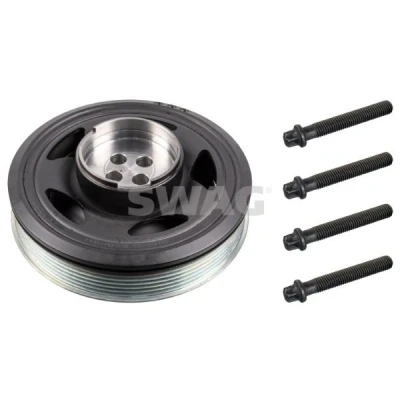 Bilde av SWAG 33 10 2735 Remskive Veivaksel 6PK 157 med skruer BMW: 1 Hatchback, 2 Gran Tourer