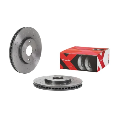 Bilde av BREMBO Bremseskive FORD: Ecosport Mk2 25mm 4 perforert / ventilert belagt 09.D216.1X 1781236,1805749,1854394,2026104,CN151125AA,CN151125AB,CN151125CA