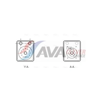 Bilde av PRASCO VN3093 Oljekjøler VOLKSWAGEN: Multivan 5 (7HM, GOLF 6, Transporter 5, AUDI: Q7, A6 C5 Sedan, C6 Avant, SKODA: Octavia 2 Combi