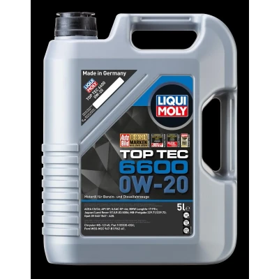 Bilde av Liqui Moly Top Tec 6600 0W 20 5l Motorolje 21411 BMW: 3 Touring, Sedan, 1 Hatchback, TOYOTA: Avensis III Stasjonsvogn, RAV4 IV SUV