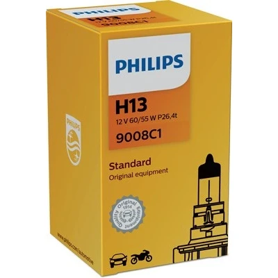 Bilde av Halogenpære PHILIPS H13 P26,4t, Universal