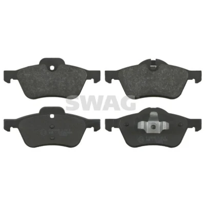 Bilde av SWAG 11 91 6490 Bremseklosser framaksel klargjort for slitasjeindikator med kolbleklips MINI: Hatchback, Cabrio