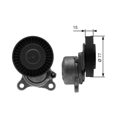Bilde av GATES FleetRunner Micro V Kit T38441 Strammerull