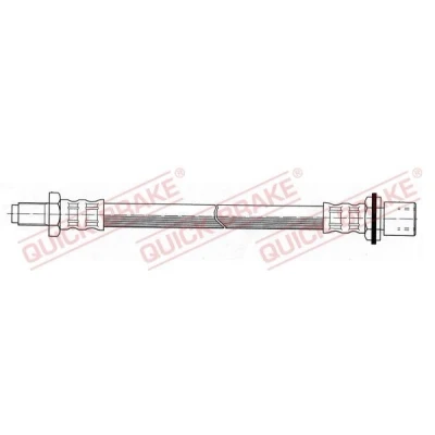Bilde av Bremseslange, Ytre, Framaksel høyre, venstre, toyota land cruiser, cruiser hardtop, pick up, 9694039855
