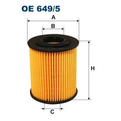 Bilde av FILTRON OE 649/5 Oljefilter Filterinnsats BMW: 3 Touring, 5 Sedan, LAND ROVER: Range Rover 3, OPEL: Omega B Caravan, Sedan
