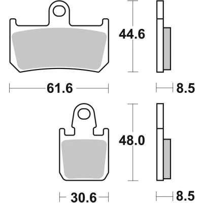 Bilde av TRW Sinter Street MCB795SV Bremseklosser