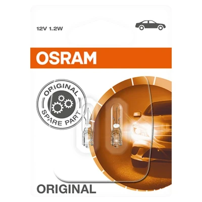 Bilde av OSRAM ORIGINAL LINE 2722 02B Lyspærer 12 2 W2W W2x4.6d